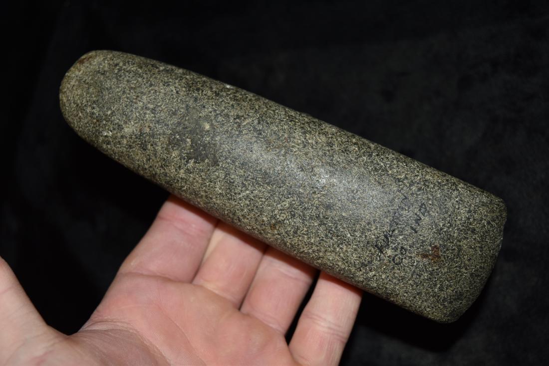 6 3/4" x2 Extra fine celt, nice shape and polish IND (1 of 3)