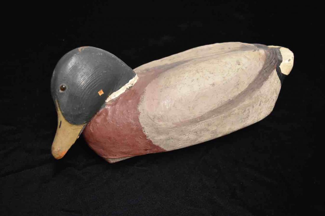 15" Wood Duck Decoy Illinois River Swimmer 1/2 (1 of 13)