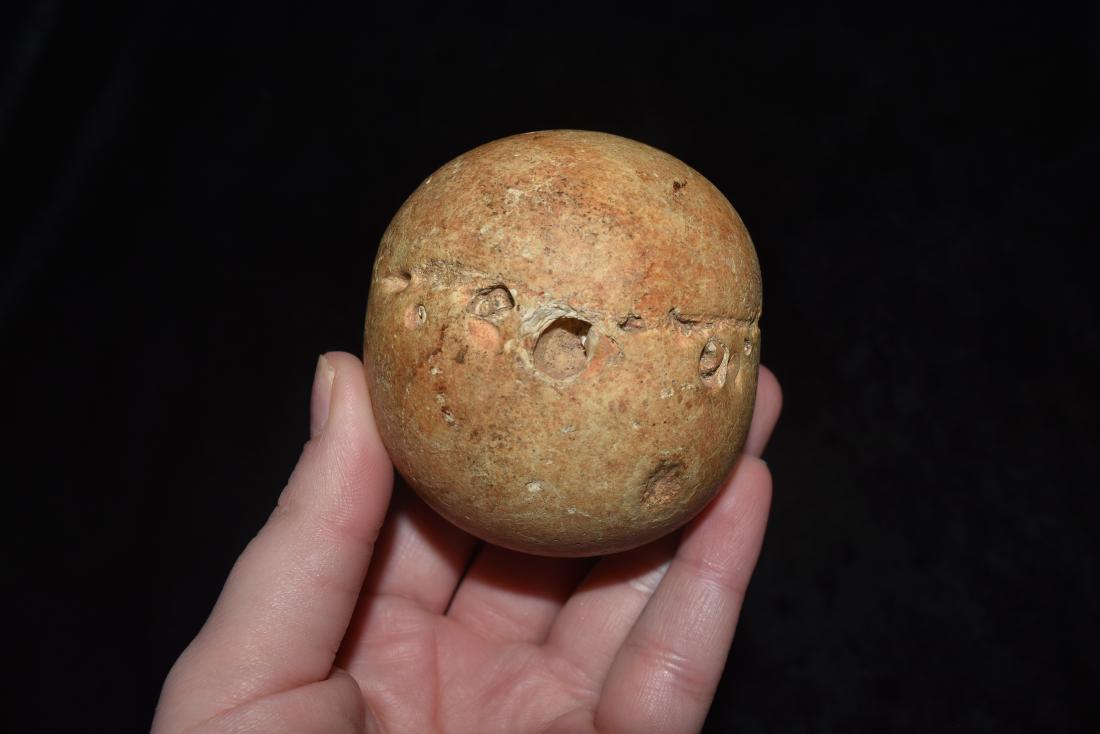 2 3/4" Game Ball Found 6/19/94, Kings River, Carroll (1 of 4)