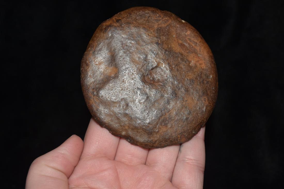 3" x 3" Round Disc. Game Piece, Greene Co. IL: 3" x 3" Round Disc. Game Piece, Greene Co. IL Found by Ken Ferry