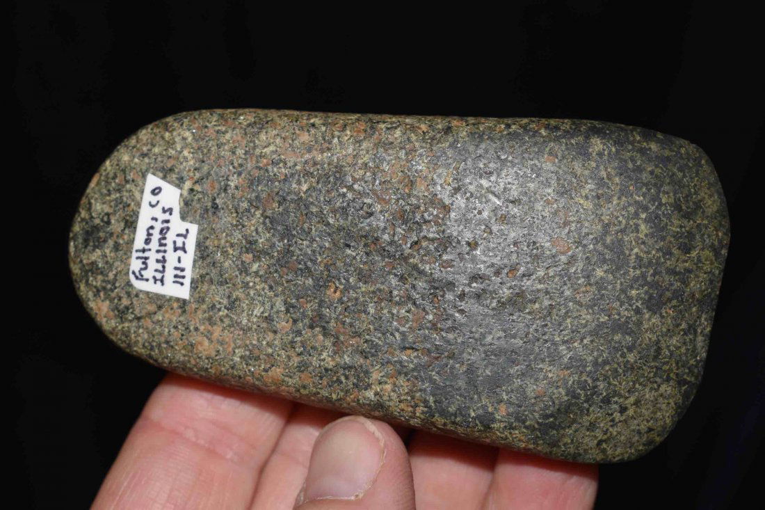 4 1/8" Hardstone, Adze from Fulton Co. IL (1 of 4)