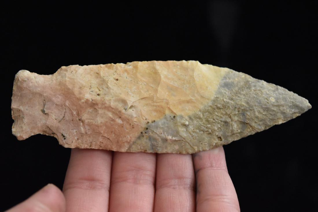 4 1/2" Colorful Etley Point, Copper Co.  MO (1 of 4)