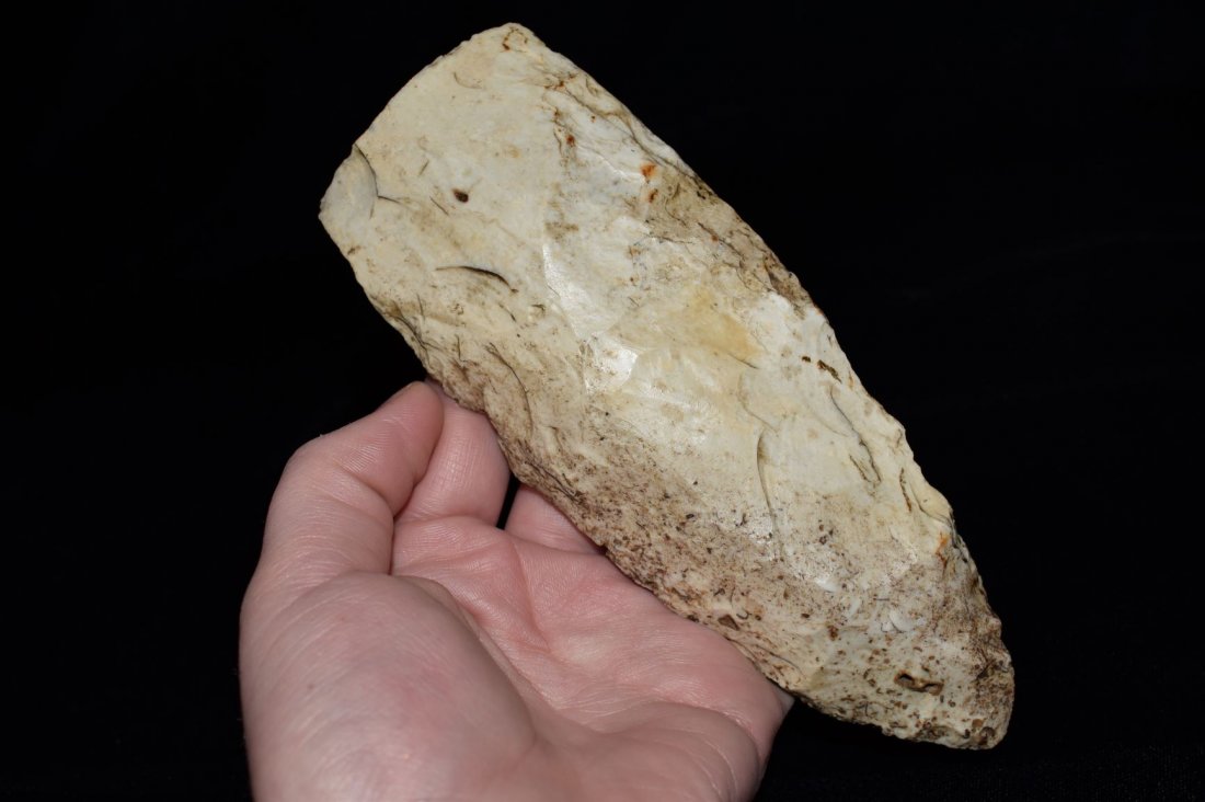 6 1/4" Flint Adze, Nice Polish and good Bit, Ex Dan Har (1 of 5)