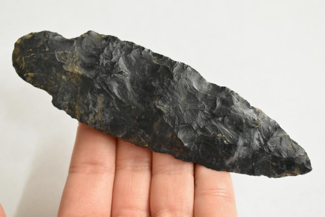 4 1/16" Adena Made of Coshocton Chert,Tom Davis COA (1 of 6)