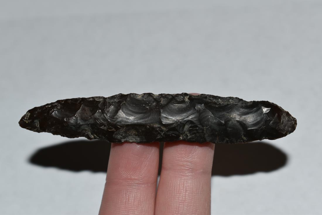 3 1/4" Cascade Blade, Obsidian, Ex Brock Smith, Lake (1 of 4)