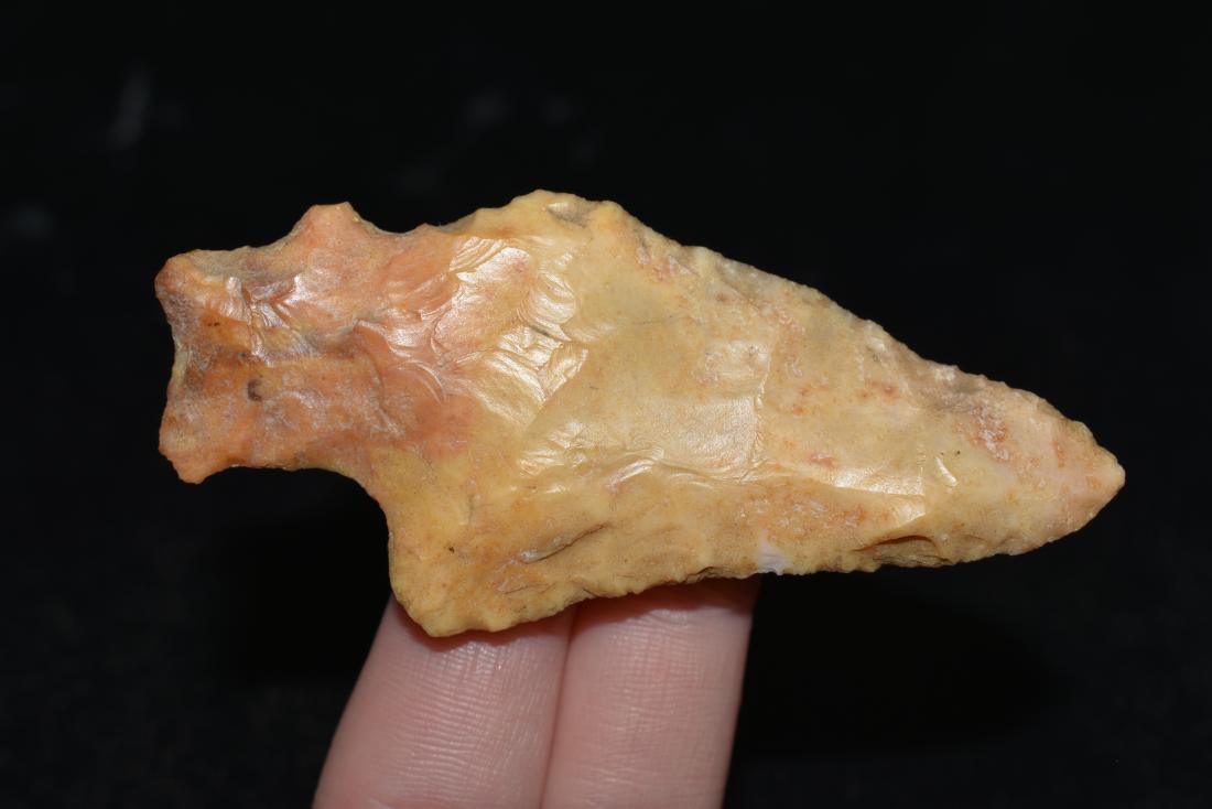 3 1/8" Creek Stained Double Notched on One Side (1 of 4)