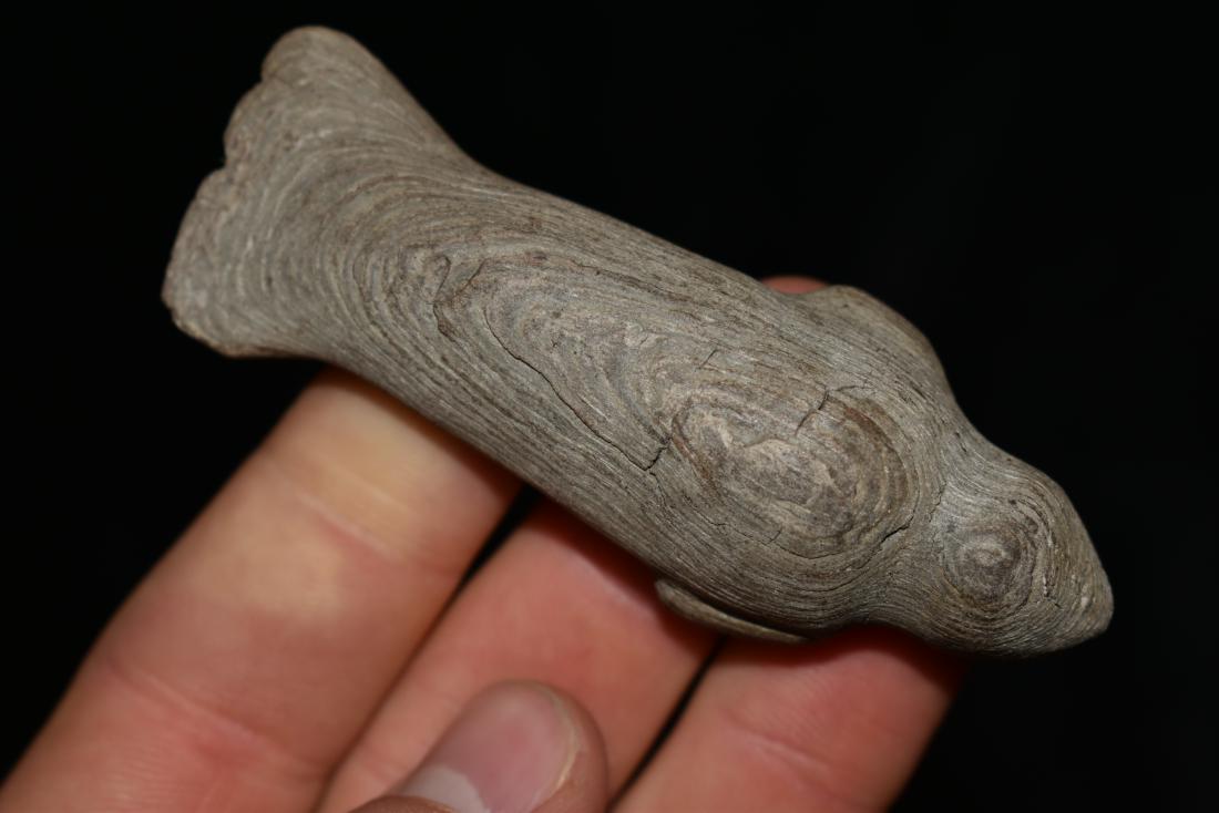 3 3/8" Wooden Seal Effigy, St. Lawrence Island Alaska (1 of 7)