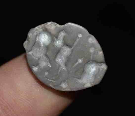 3/4" Engraved Bead, Egypt, Ancient: 3/4" Engraved Bead, Egypt, Ancient