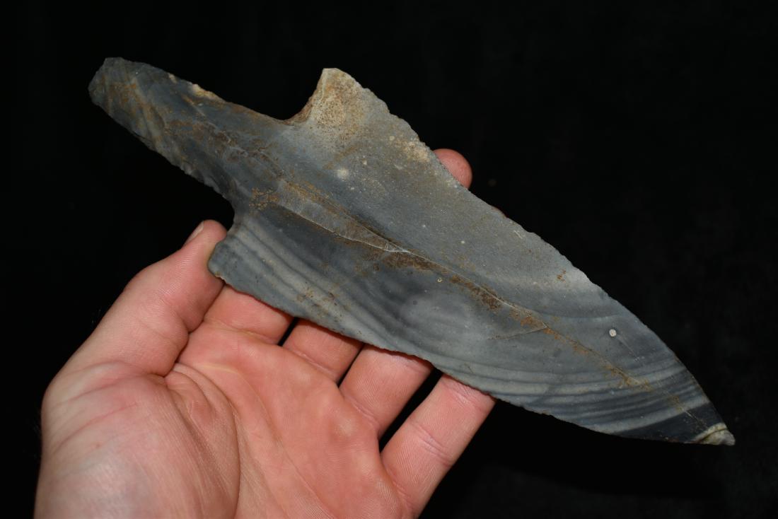 8 7/8" x 3" Mayan Hand Dagger, Belize (1 of 8)