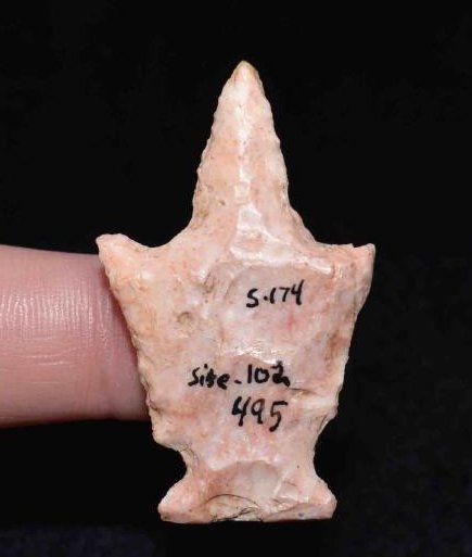 1 5/8" Effigy Mace Head Pictured CSAJ Page 27 FB Ahern: 1 5/8" Effigy Mace Head Pictured CSAJ Page 27, Ex Dennis Smith and Pat Humphrey, pictured in Central States. Found By the Late Dave Ahern in Adams Co IL.