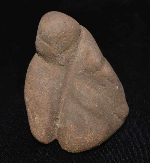 2 3/4" x 1 1/4" Sandstone Abrading Stone, Adams Co IL: 2 3/4" x 1 1/4" Sandstone Abrading Stone, Adams Co IL