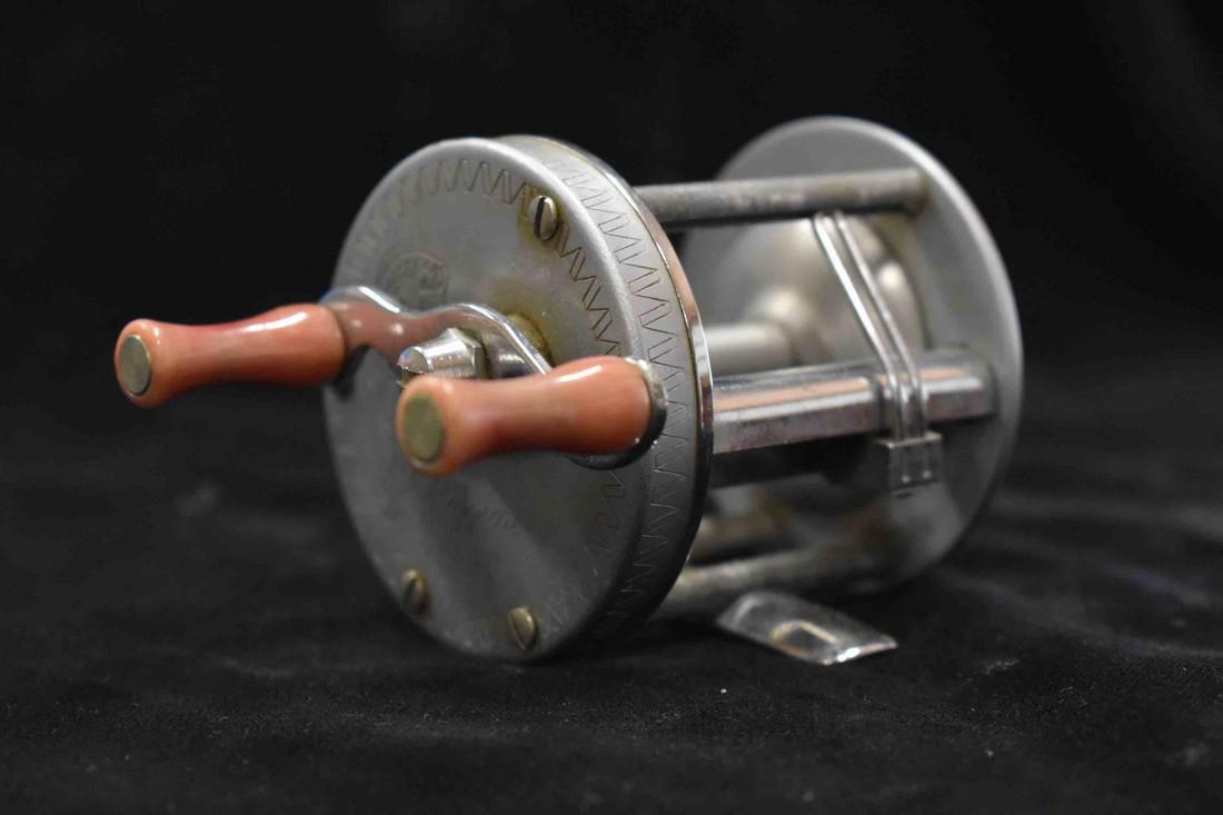 Antique Engraved J.C Higgins Fishing Reel (1 of 5)