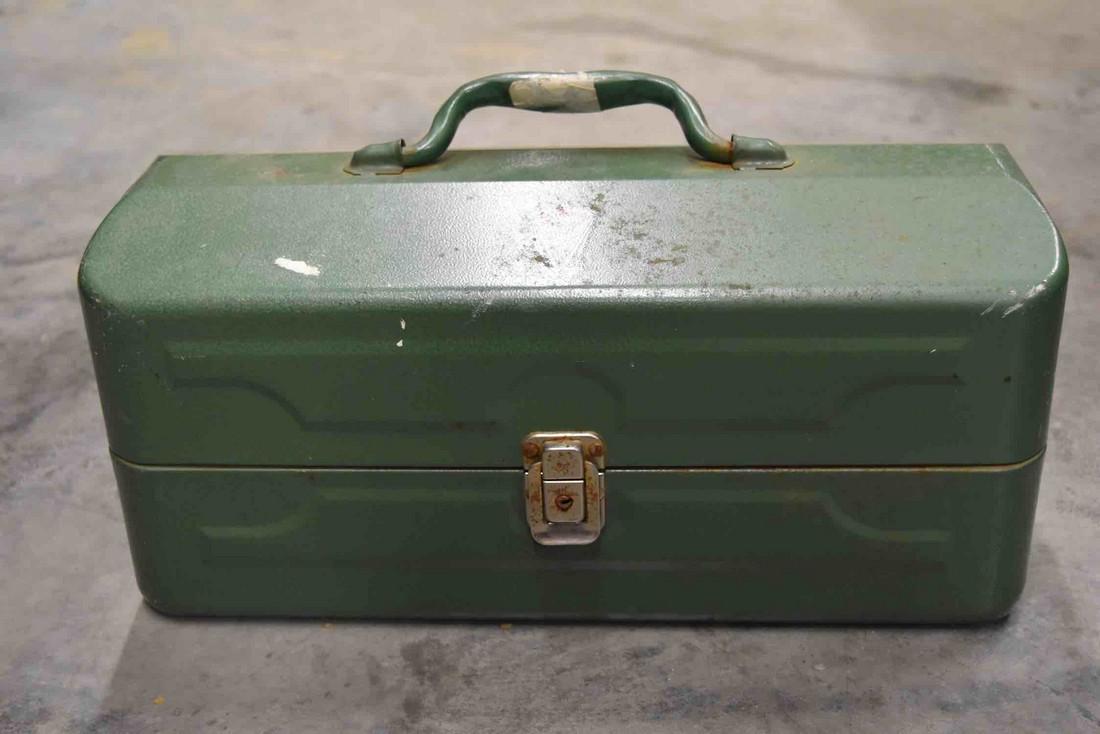 Antique My Buddy Falls City Product Tackle Box (1 of 7)