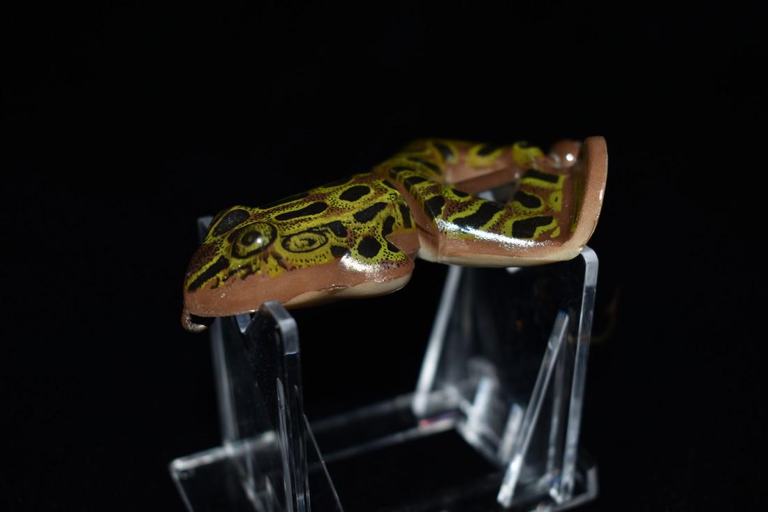 Antique Frog Lure With Spinning Weels (1 of 4)