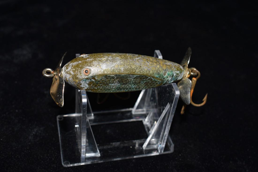 Antique Creek Chub Injured Minnow Fishing Lure: Antique Creek Chub Injured Minnow Fishing Lure