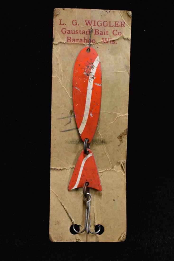 Antique L.G. Wiggler Gaustad Bait Co. Fishing Lure: Antique L.G. Wiggler Gaustad Bait Co. Fishing Lure