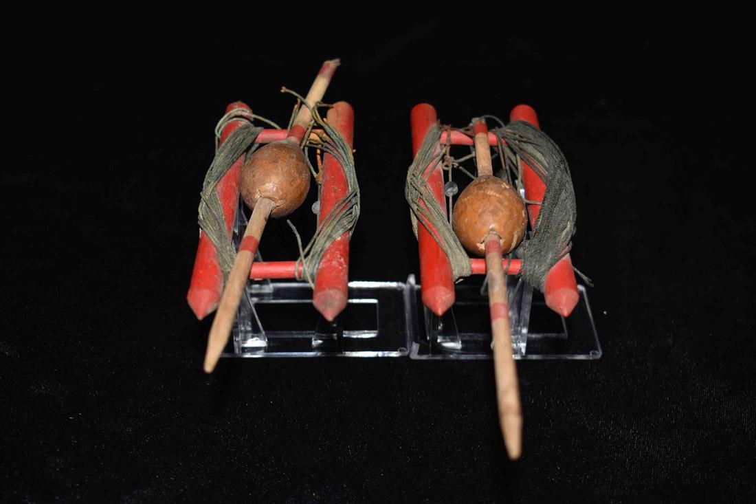 Lot of 2 Antique Fishing Lures: Lot of 2 Antique Fishing Lures