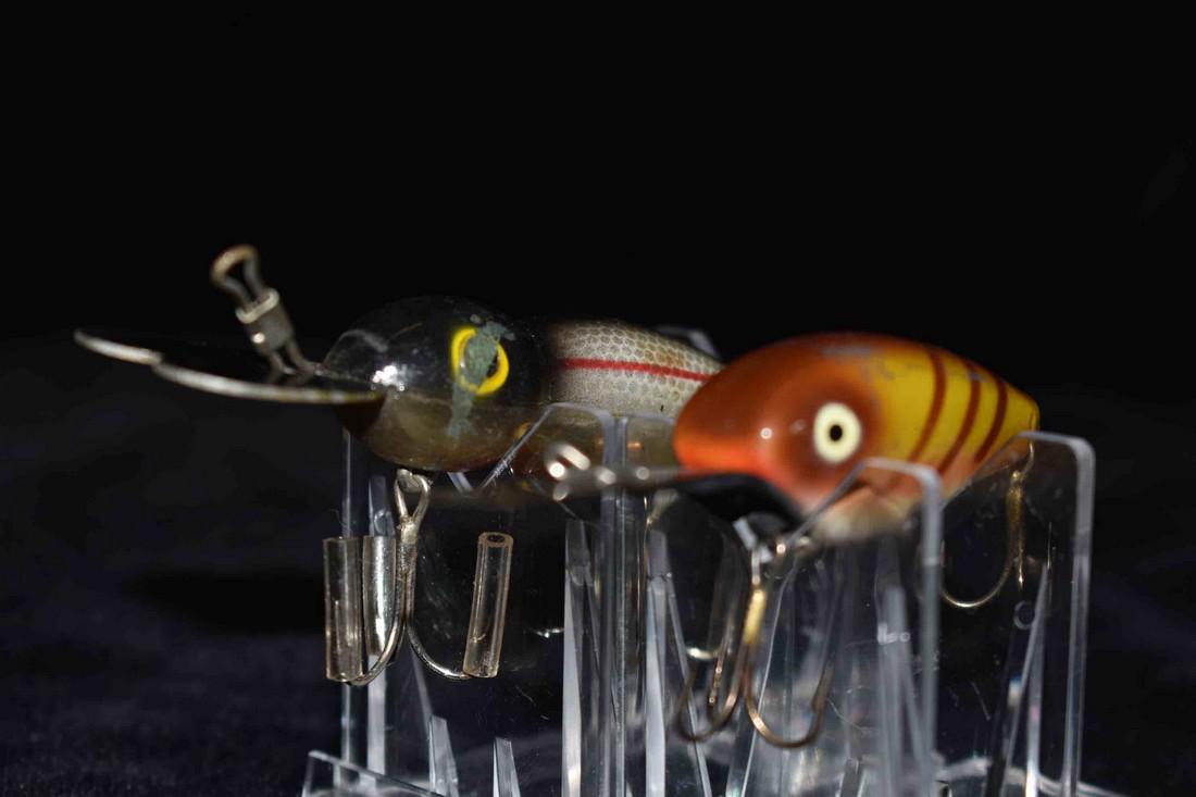 Lot of 2 Antique Fishing Lures: Lot of 2 Antique Fishing Lures