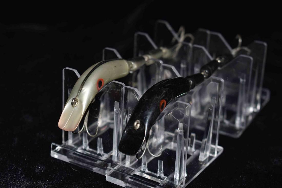 Lot of 2 Antique 1950 Tx Bend Eel Fishing Lure (1 of 8)