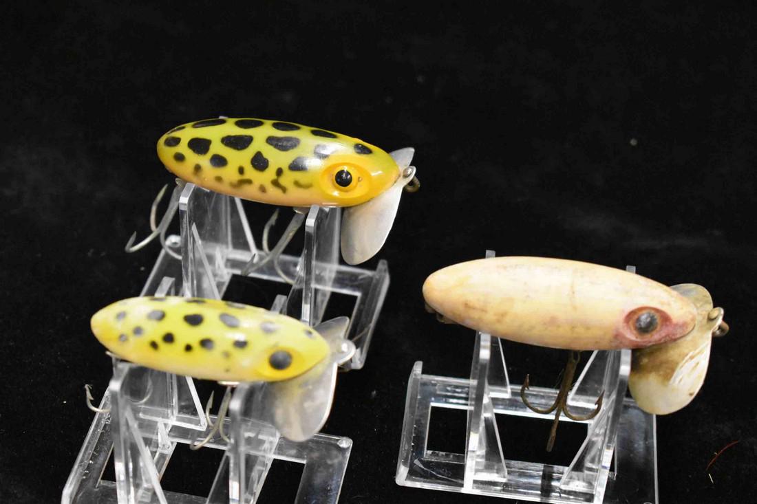 Lot of 3 Antique Jitterbug Fishing Lures (1 of 4)