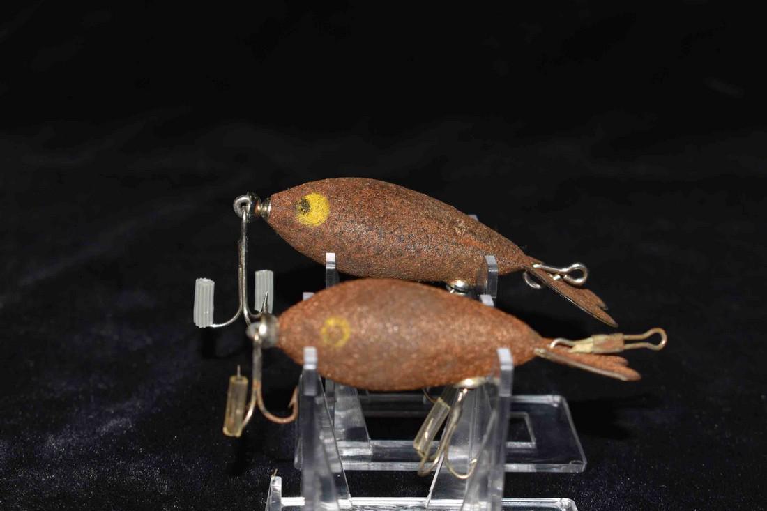 Lot of 2 Antique Fishing Lures: Lot of 2 Antique Fishing Lures