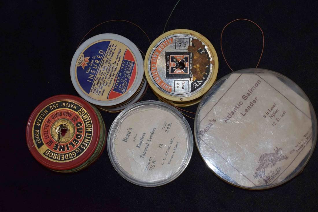 Lot of Antique Bait Casting Line (1 of 2)