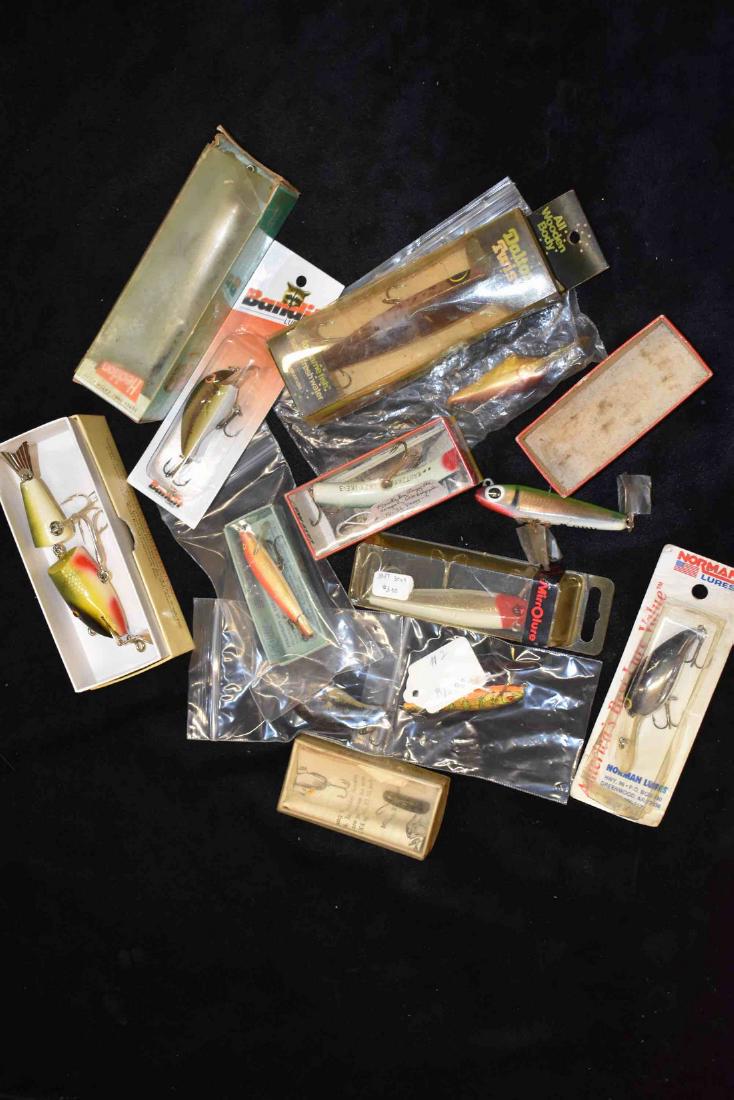 Lot of Assorted Antique Fishing Lures: Lot of Assorted Antique Fishing Lures