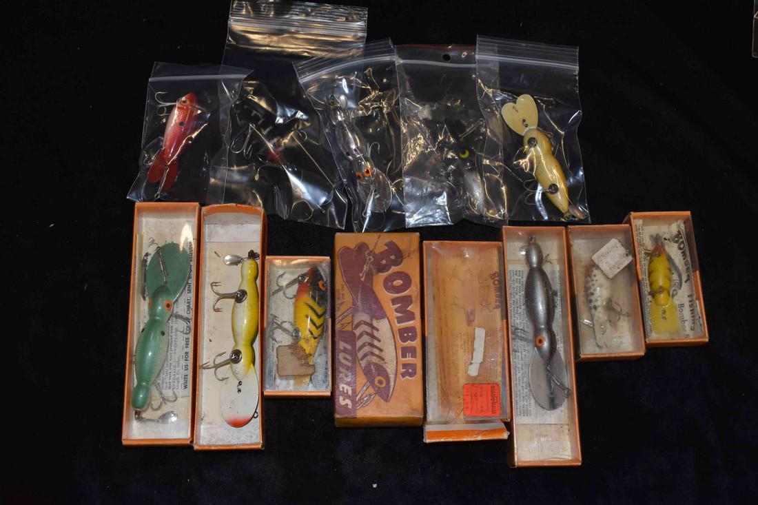Lot of Assorted Antique Fishing Lures: Lot of Assorted Antique Fishing Lures