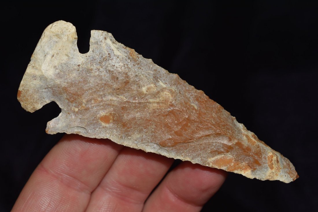 4" Thebes, Steep Beveled found by Jim Parker, Fulton Co (1 of 4)