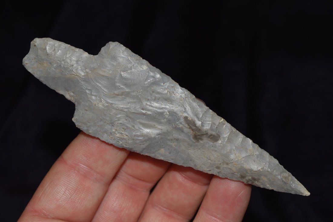 4 1/2" Adena Blade, Ex Sam Johnson, Caddo trading, Greg (1 of 4)