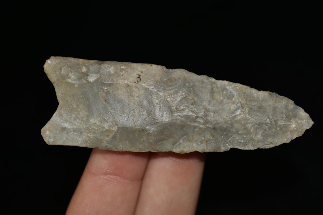 3" Fluted Clovis, Henry Co IA, D. Schantz, impact (1 of 4)