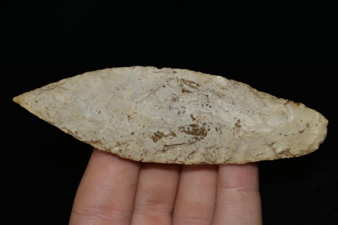 4 1/4" Sedalia. From the Collection of Pat and Len: 4 1/4" Sedalia. From the Collection of Pat and Len Griffen, Adams Co IL. They studied under and collected with Dr. Reed of Quincy, IL in the 1960s and 1970s. Most of their pieces were found in Adams C