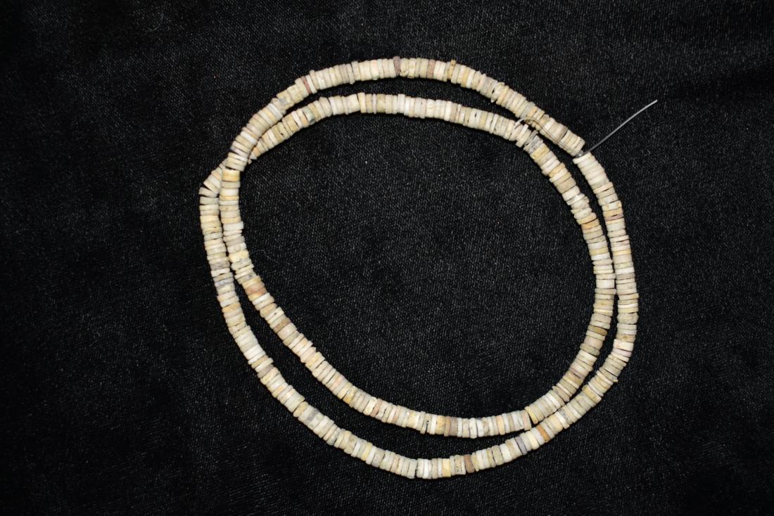 24" Strand of Shell Beads Ex/ Anderson (1 of 3)