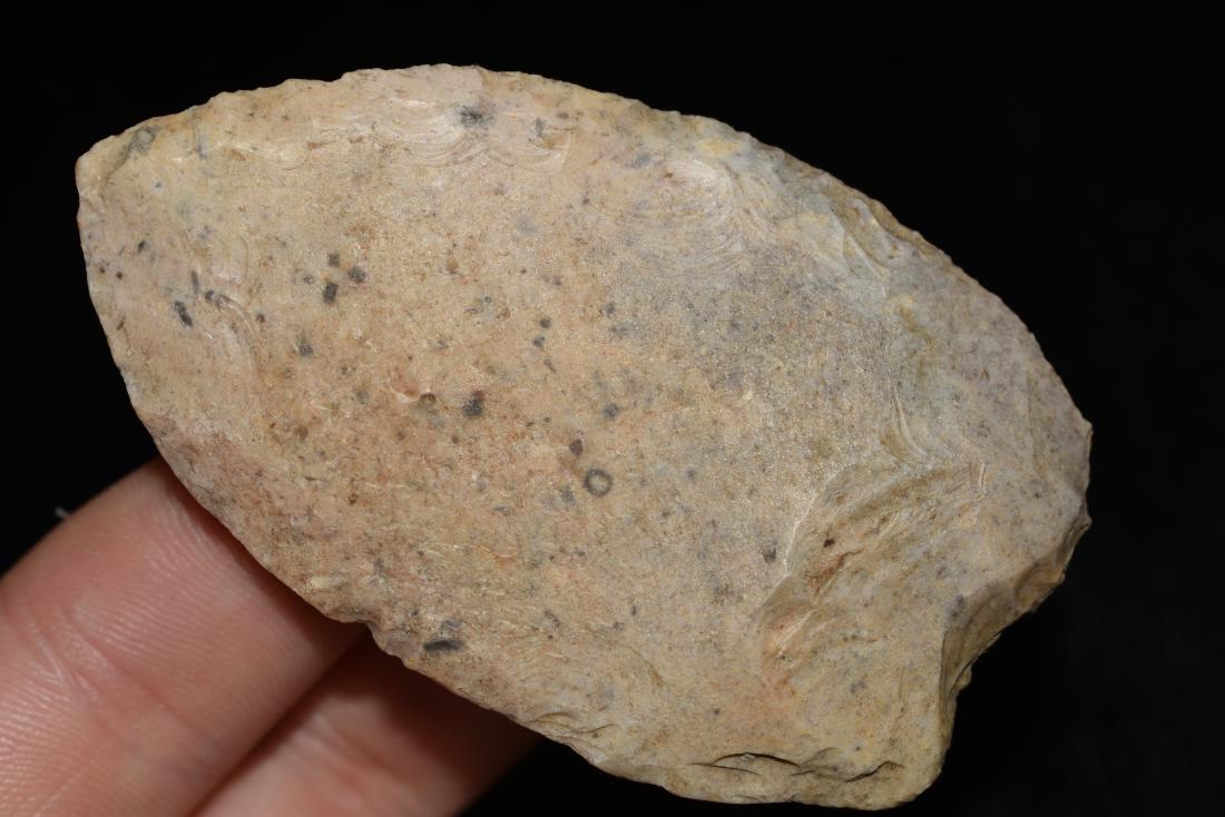 2 3/4" Paleo Ovoid Knife, Collection of Jeff Gower, (1 of 4)