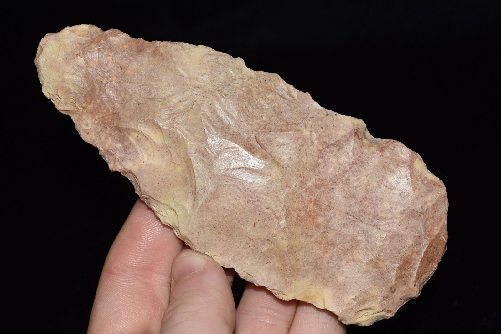 5 3/8" Burlington Hopewell Preform, Pettis Co., MO, Ex. (1 of 4)