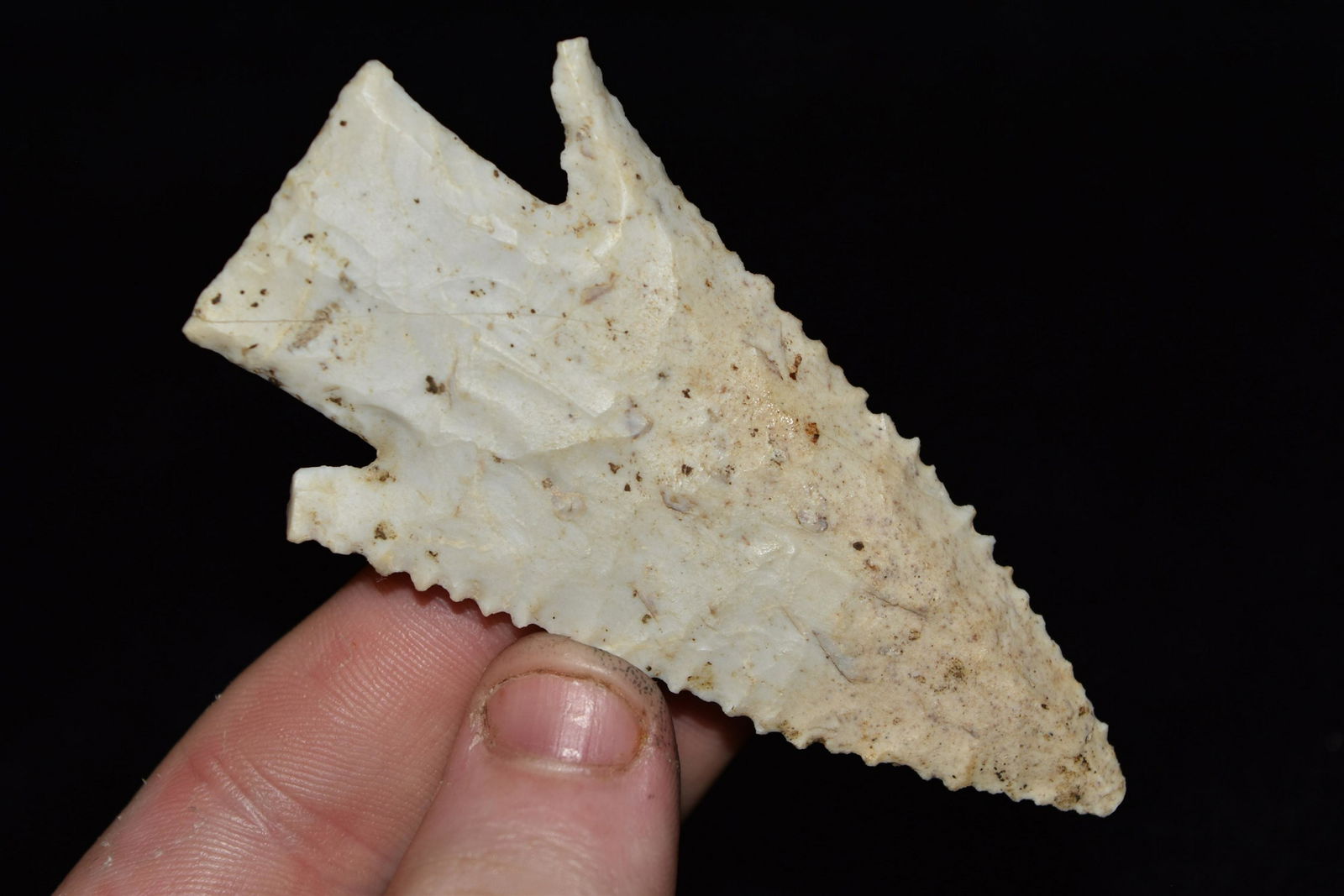 3 1/4" Heavily Serrated Barbed Hardin Found in Pike Co. (1 of 7)