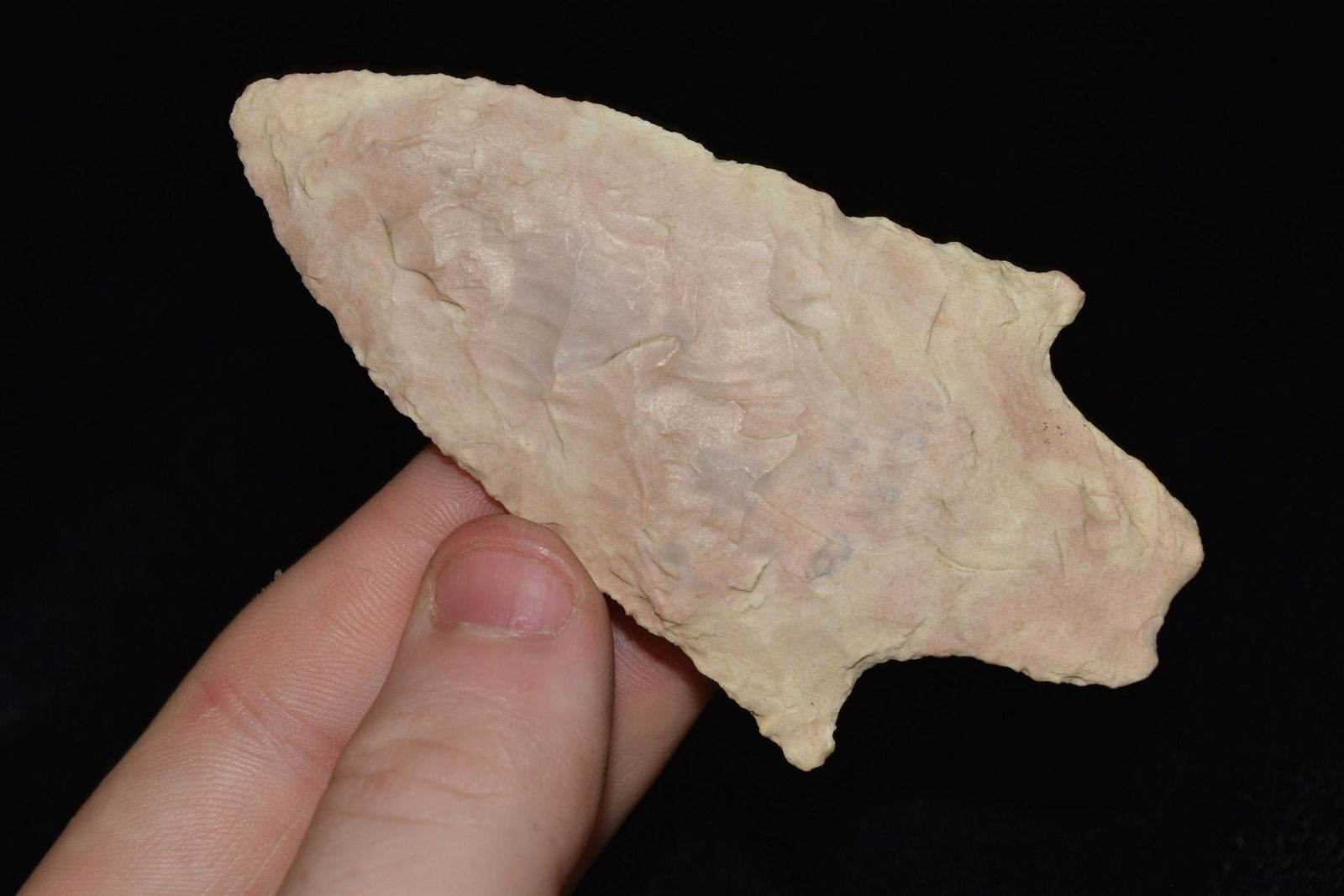 3 1/2" Harvester Chert Adena Dickson,  Pettis Co., MO (1 of 4)