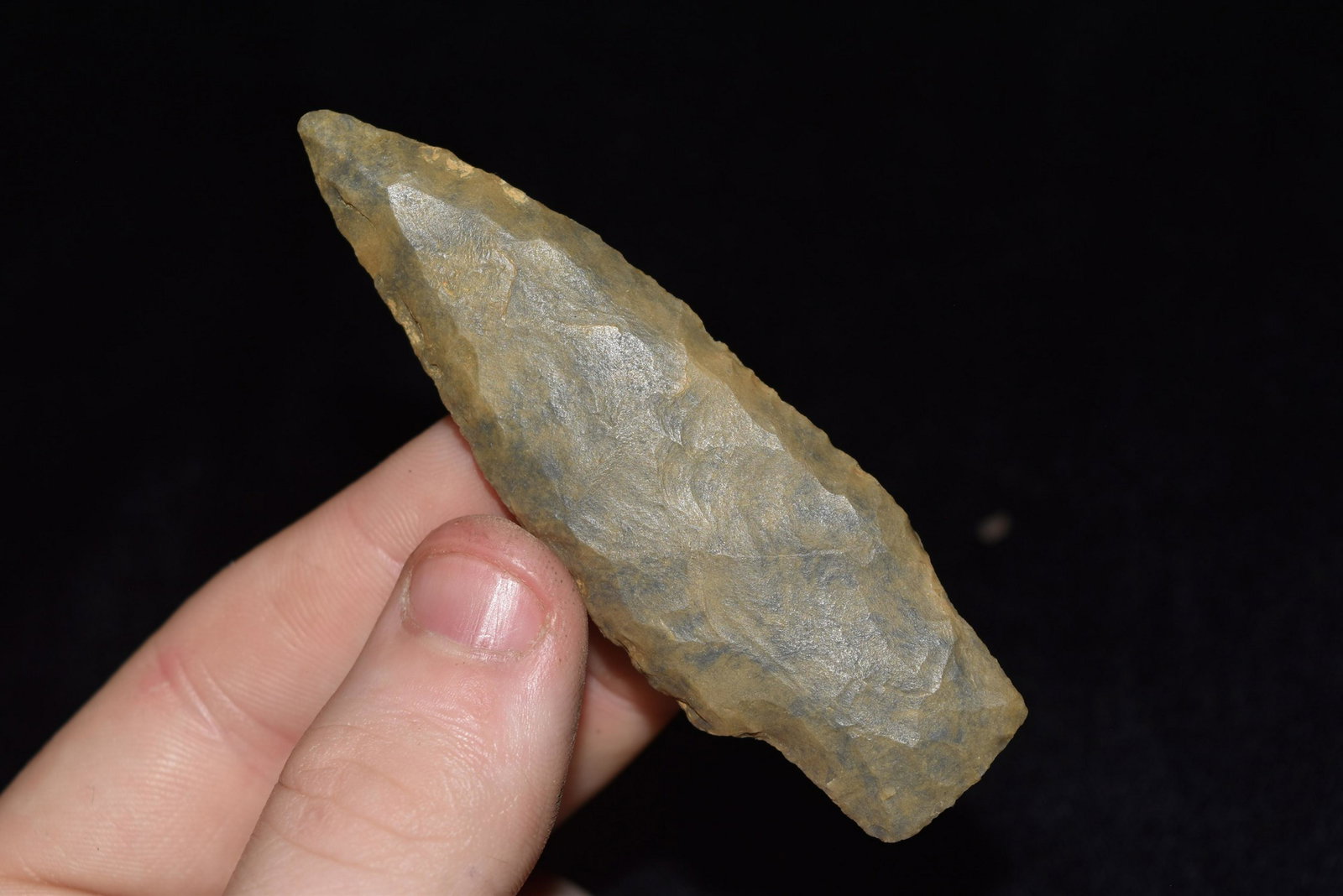 3 1/8" Adena made from Glacial Drift Flint, Found near (1 of 4)