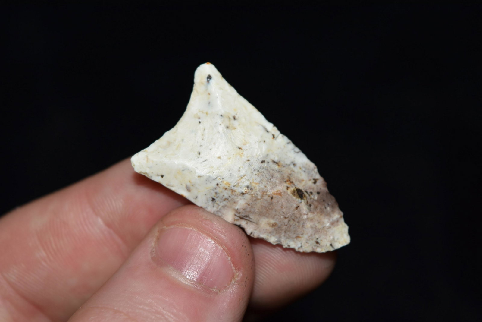 1 1/4" Folsom or Clovis, Avon Flint, Found by Jim (1 of 7)