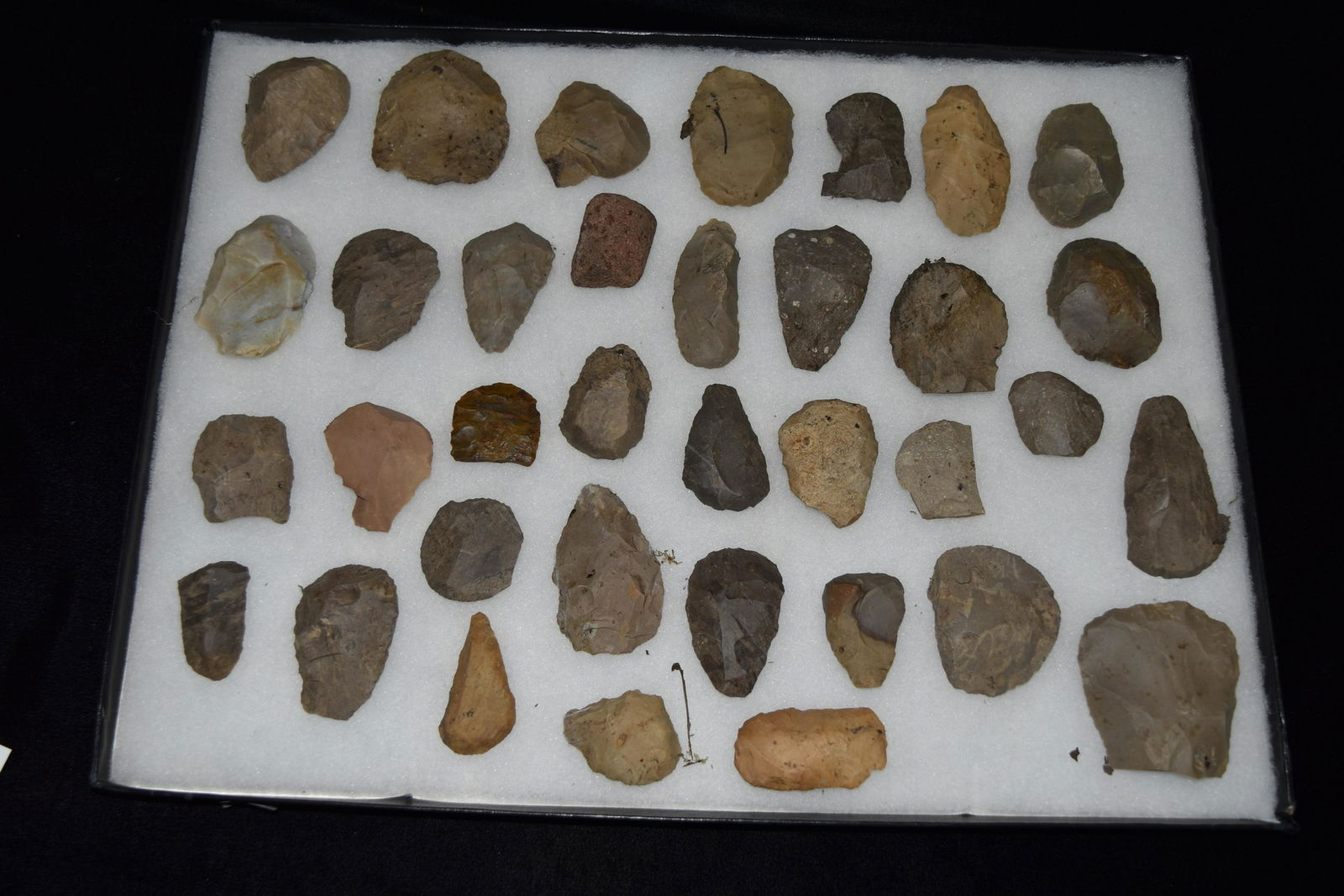 35 End Scrapers and Misc Tools from TN made of various (1 of 3)