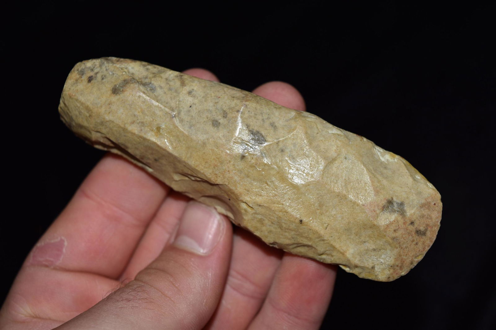 4 3/8" Polished Flint Chisle, Arkansas, Ex Donnie (1 of 5)