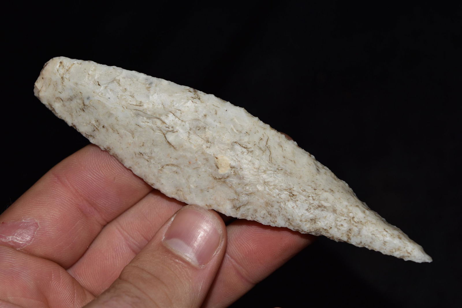 4 7/8" Heavily Beveled Harahey Knife, Calloway Co MO, (1 of 6)