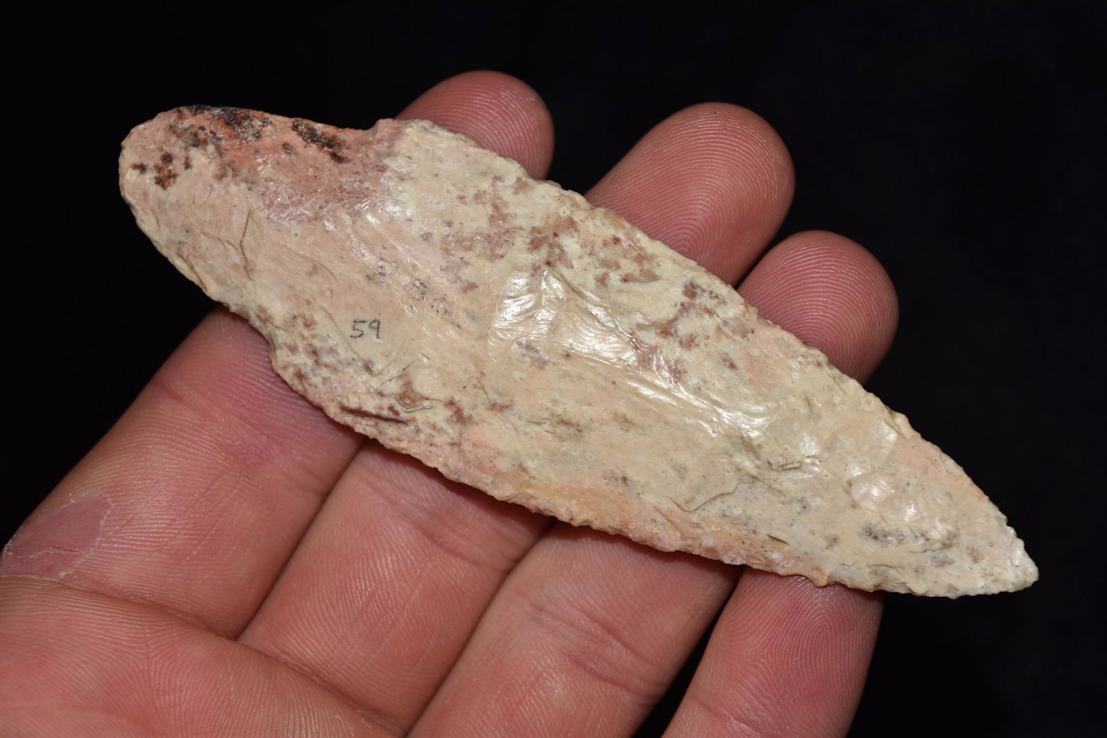 4 1/4" Adena, Dickey COA, Madison Co IL, Heat treated (1 of 6)