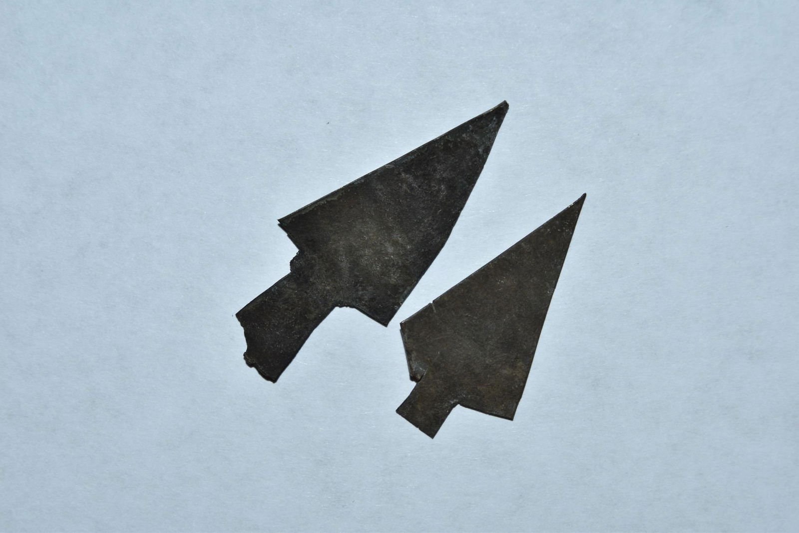 2 Copper Arrowheads, Cass County Minn.   Metal (1 of 8)