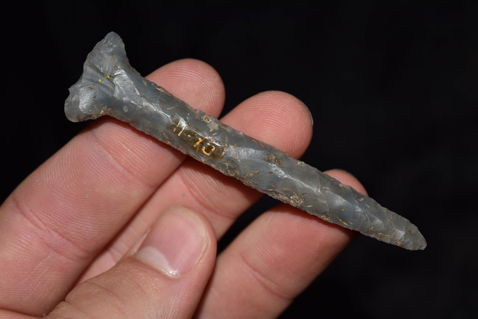 3 3/16" Archaic Drill, Roers COA, Perry CO IN, (1 of 6)