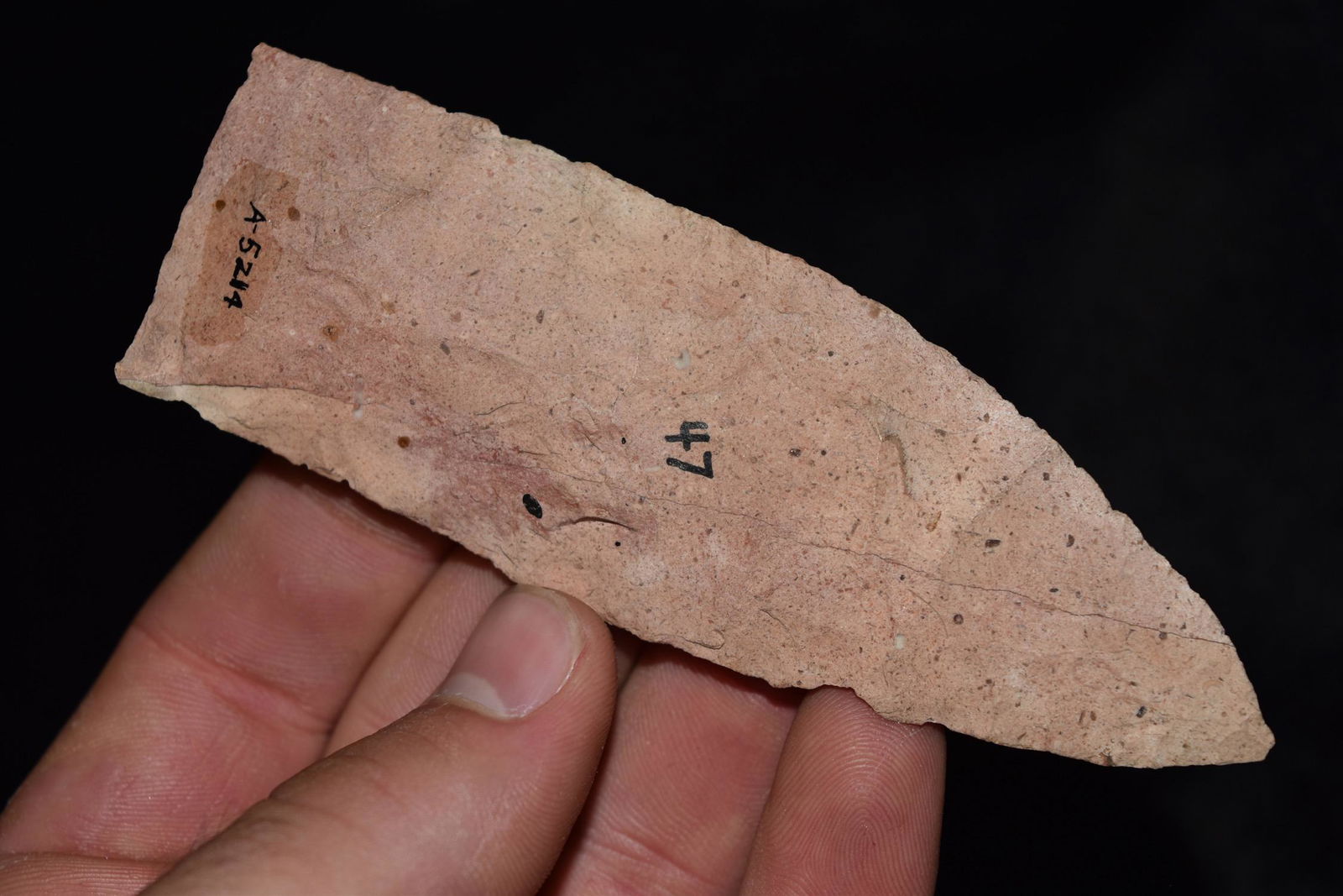 4 3/8" Woodland Knife,  Central Missouri, (1 of 6)