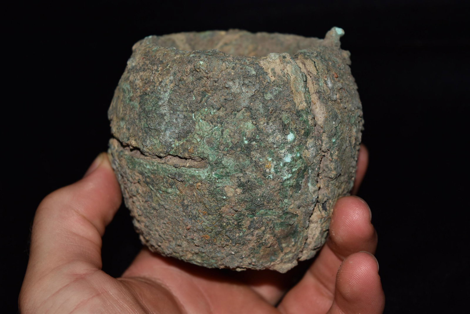 3" Peruvian Copper Mace Head, Very Rare (1 of 9)