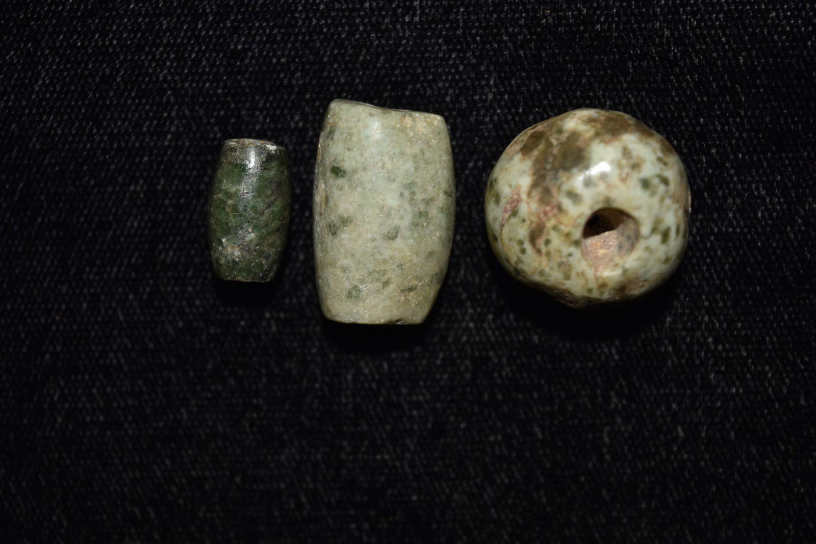 Lot of Jade Pre Columbian Beads (1 of 3)