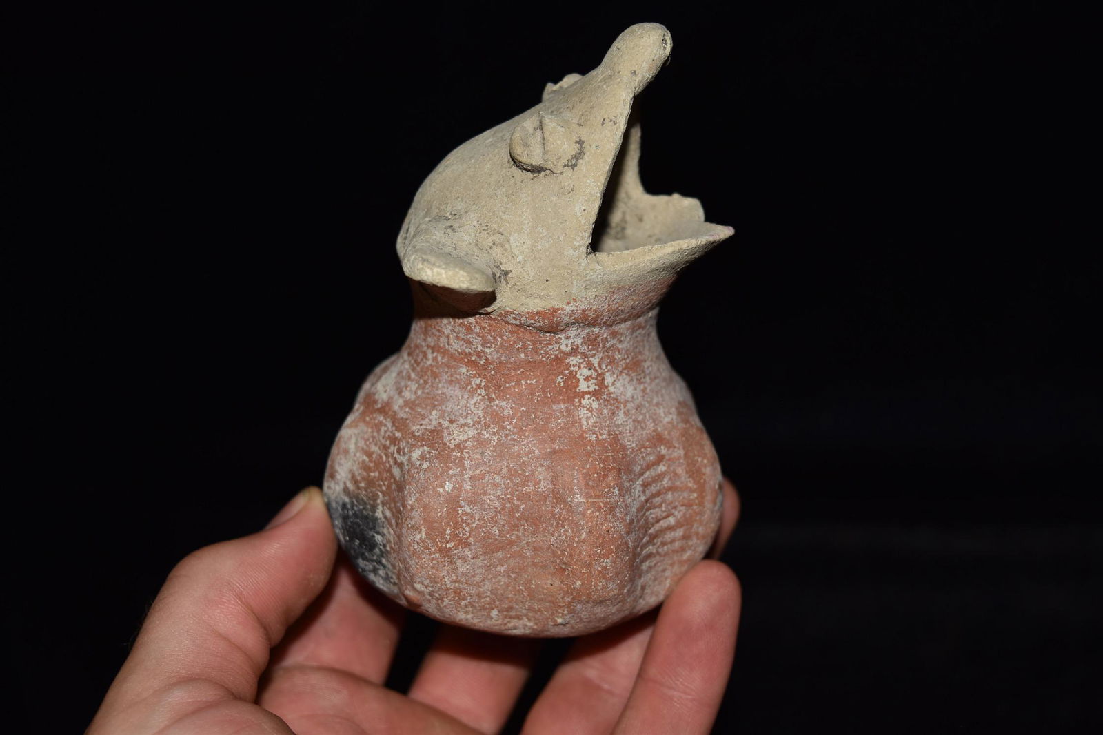 4 3/4" Pottery Vessel, Tomb Culture in Jalisco Mexico, (1 of 7)