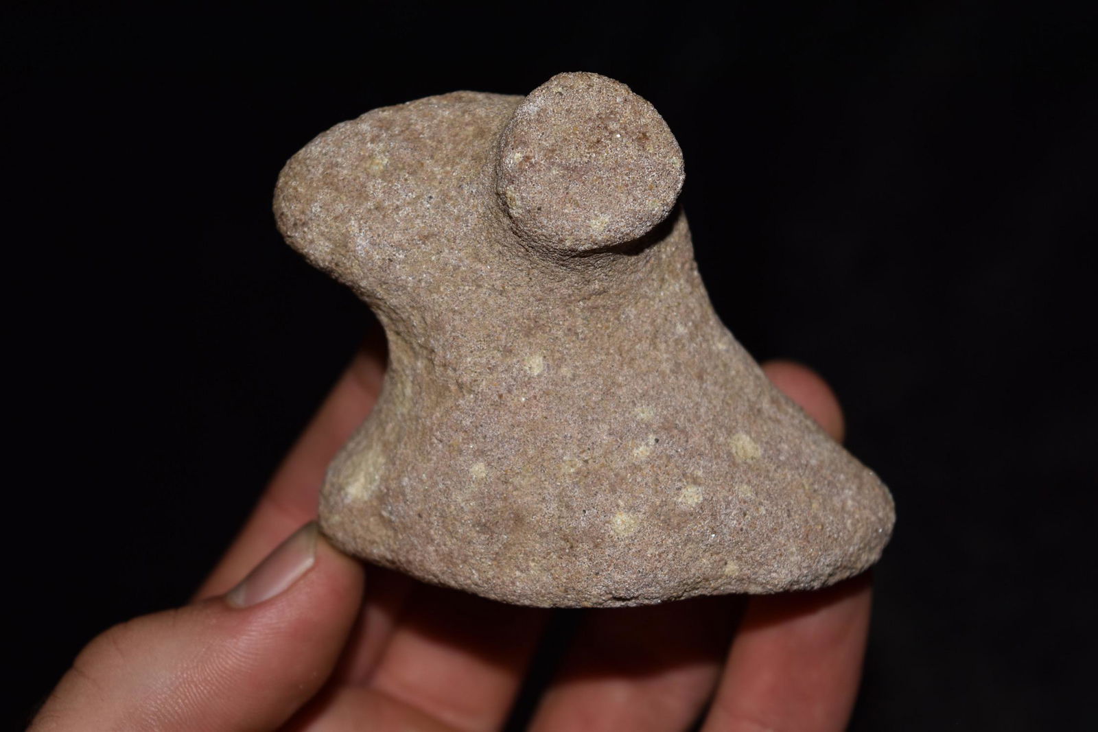 2 1/2" Popeyed Bust Birdstone, Wisconsin, Porphyry (1 of 7)